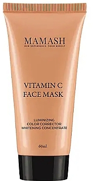 Антиоксидантная маска для лица с витамином С - Mamash Vitamin C Face Mask — фото N1