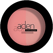 Рум'яна для обличчя - Aden Cosmetics Matt & Glow Blush Duo — фото N2