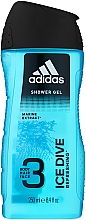 Парфумерія, косметика Гель для душу - Adidas Ice Dive Hair & Body Shower Gel
