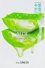 Маска тканевая "Алоэ" расслабляющая - The Saem Natural Skin Fit Relaxing Mask Sheet Aloe — фото N2