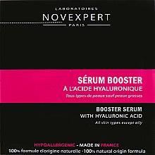 ПОДАРОК! Сыворотка бустер с гиалуроновой кислотой для лица - Novexpert Hyaluronic Acid Booster Serum (пробник) — фото N1