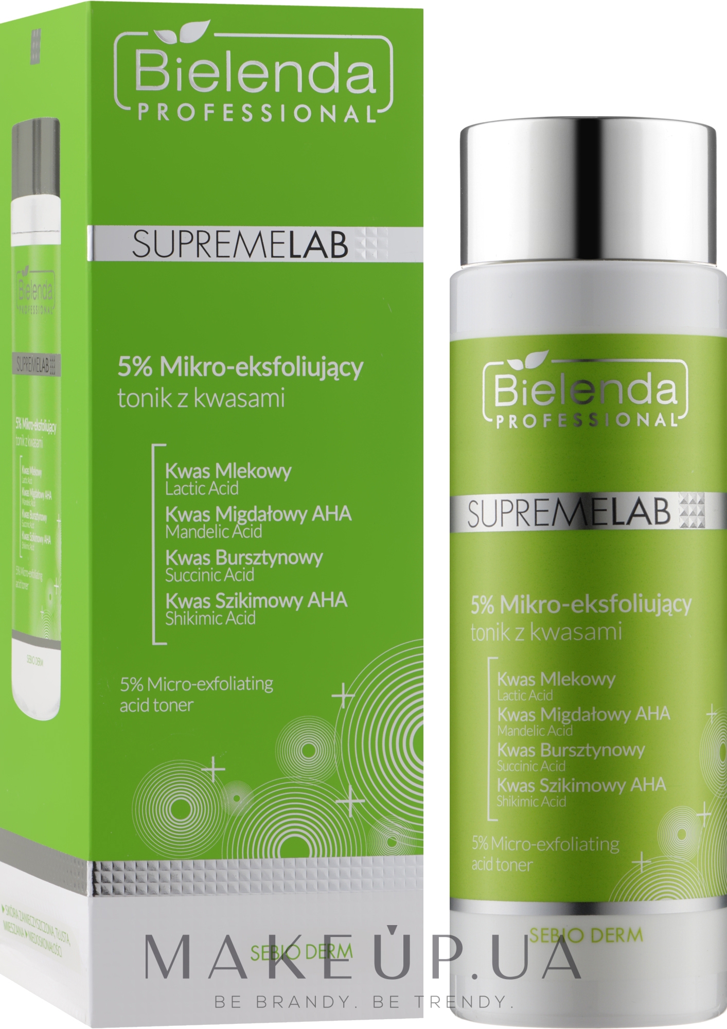 Тоник для лица - Bielenda Professional Supremelab 5% Micro-exfoliating Acid Toner — фото 200ml