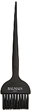 Кисть для окрашивания волос широкая, черная - Balmain Paris Hair Couture Black Soft Bristle Tint Brush Large — фото N1