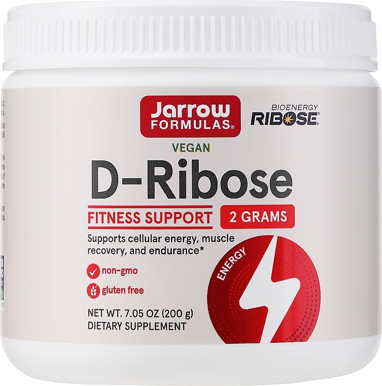Харчові добавки - Jarrow Formulas D-Ribose Powder — фото N1
