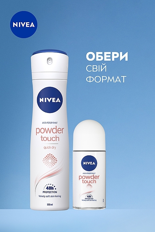 Антиперспирант "Прикосновение пудры", шариковый - NIVEA PowderTouch Anti-Perspirant — фото N6