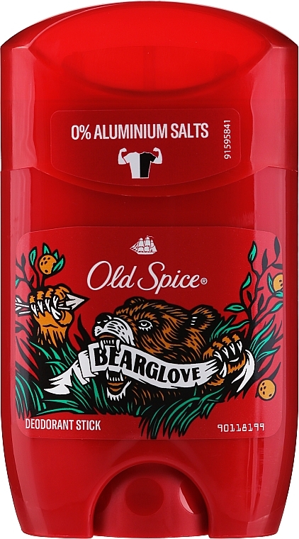 УЦЕНКА Твердый дезодорант - Old Spice Bearglove Deodorant Stick * — фото N1