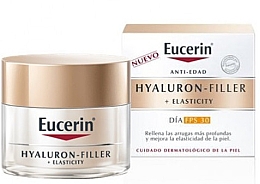 Парфумерія, косметика Денний крем проти зморщок - Eucerin Hyaluron-Filler + Elasticity Day Cream SPF30