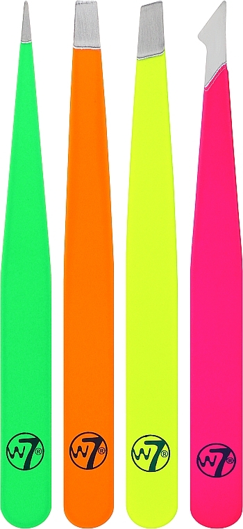 Набір неонових пінцетів - W7 Glow Getter Neon Tweezer Set — фото N2