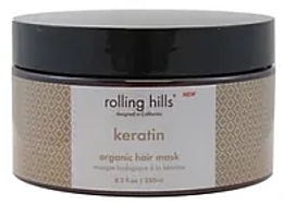 Парфумерія, косметика Маска для волосся - Rolling Hills Keratin Organic Hair Mask