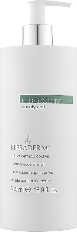Масло косметическое для тела - Kleraderm Rassoderm Coralys Eudermic Oil — фото N1