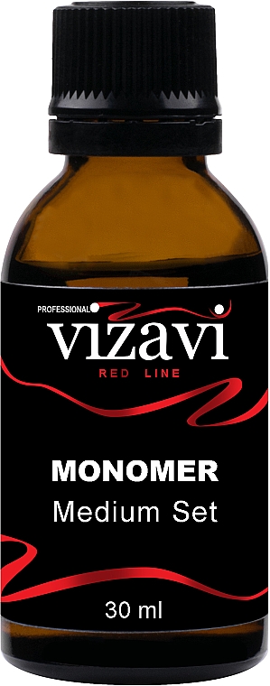 Мономер - Vizavi Professional Red Line Medium Set — фото N1