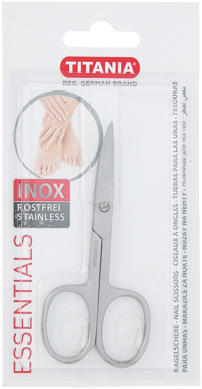 Ножиці для нігтів манікюрні - Titania Inox — фото N1