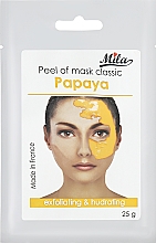 Маска альгинатная классическая порошковая "Папайя" - Mila Mask Peel Off Papaya — фото N1