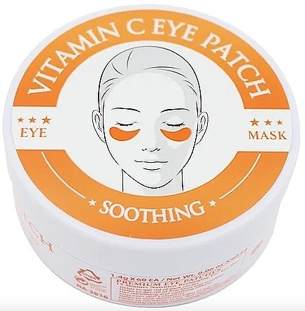 Патчі для очей з вітаміном С - Fruit Of The Wokali Vitamin C Soothing Eye Patch — фото N2