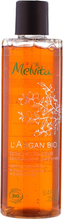 Гель для душу з олією арганії - Melvita L'Argan Bio Gentle Shower A Unique Fragrance In A Smooth Gel — фото N1