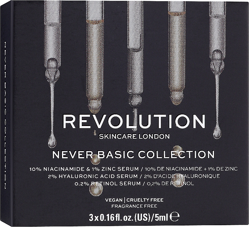 Набір - Revolution Skincare Starter Pack Never Basic (ser/3x5ml) — фото N1