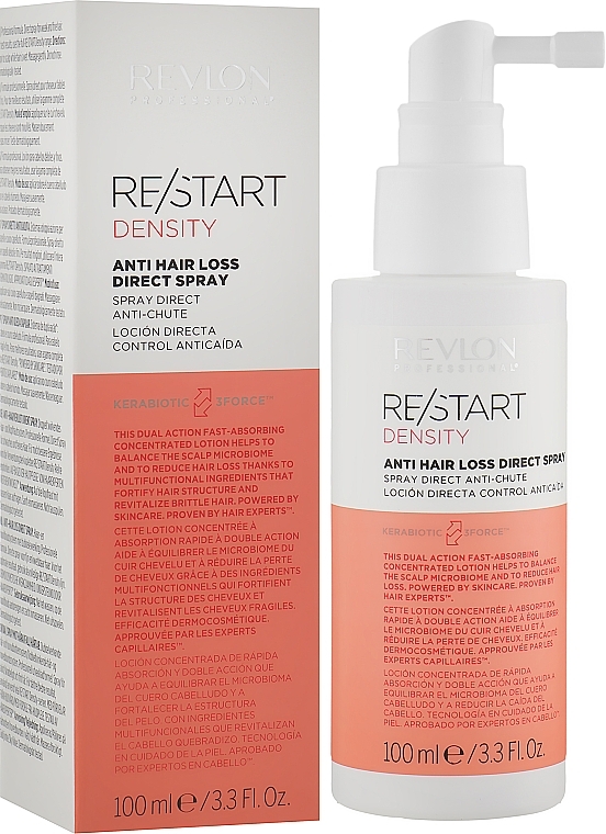 УЦЕНКА Спрей против выпадения волос - Revlon Professional Restart Density Anti-Hair Loss Direct Spray * — фото N2
