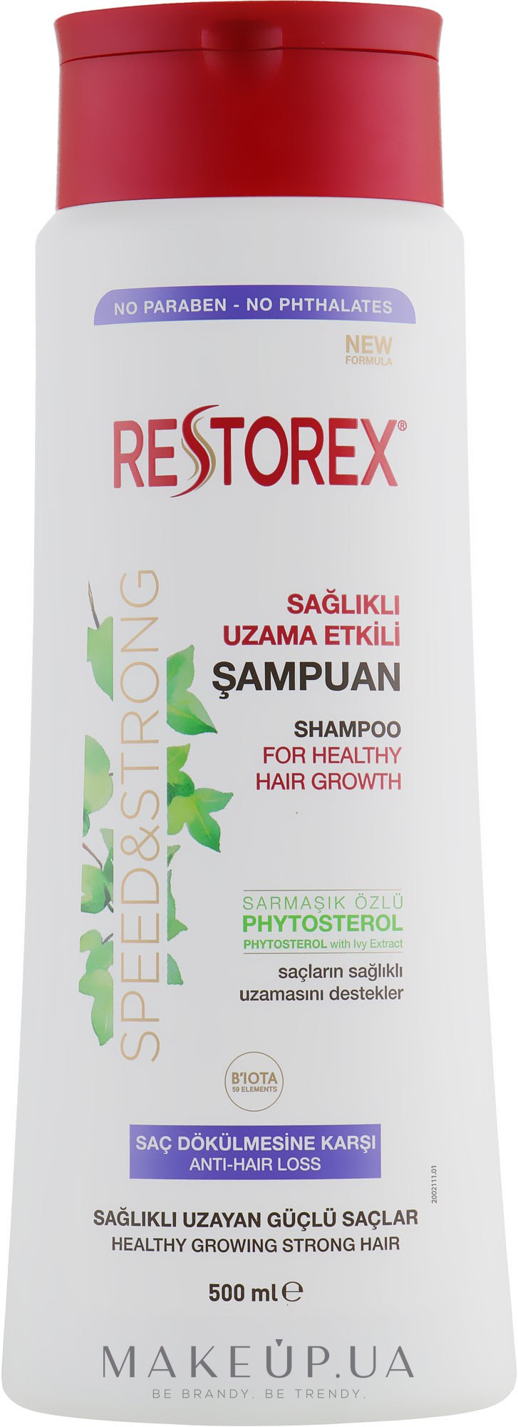 Шампунь від випадіння волосся - Restorex Speed&Strong Anti-Hair Loss Shampoo — фото 500ml