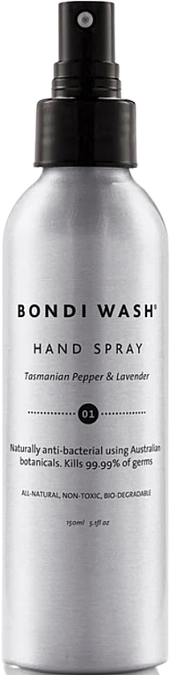 Спрей для рук "Тасманский перец и лаванда" - Bondi Wash Hand Spray Tasmanian Pepper & Lavender — фото N2