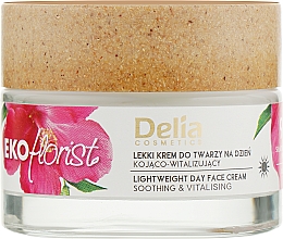 Легкий денний заспокійливий віталізувальний крем для обличчя - Delia Cosmetics Ekoflorist — фото N1