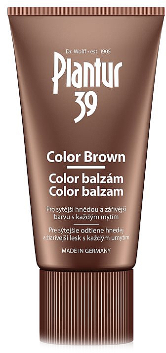 Бальзам для темных волос - Plantur 39 Color Brown Balm — фото N1