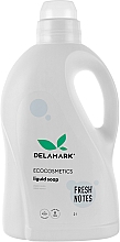 Жидкое мыло для рук "Свежие нотки" - DeLaMark — фото N7