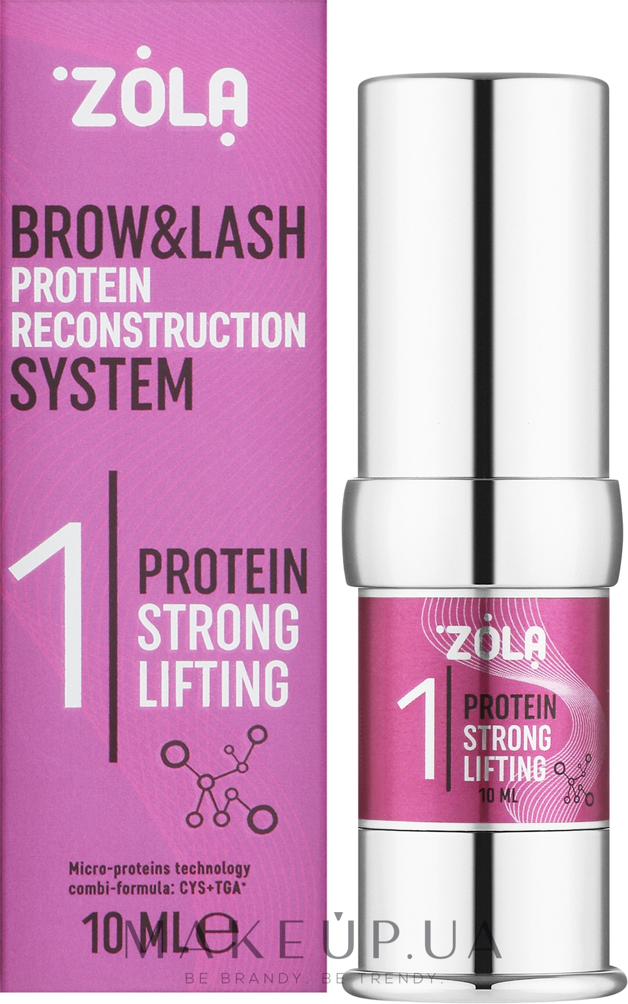 Zola Brow And Lash Protein Reconstruction System 01 Protein Strong Lifting - Zola Brow And Lash Protein Reconstruction System 01 Protein Strong Lifting — фото 10ml