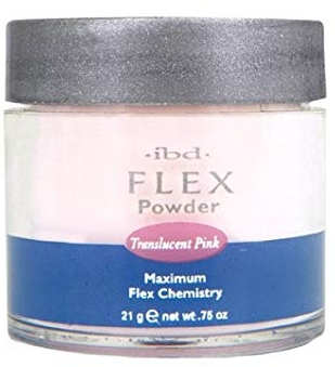 Акриловая пудра, прозрачно-розовая - IBD Flex Powder Translucent Pink — фото N2