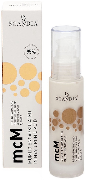 Ночной крем для лица с мумие - Scandia Cosmetics mcM Regenerating Nourishing Cream — фото N1