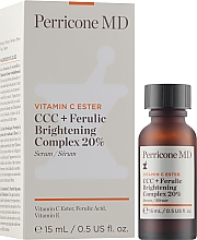 Сироватка для обличчя "Феруловий комплекс" - Perricone MD Vitamin С Ester CCC + Ferulic Brightening Complex 20% — фото N2