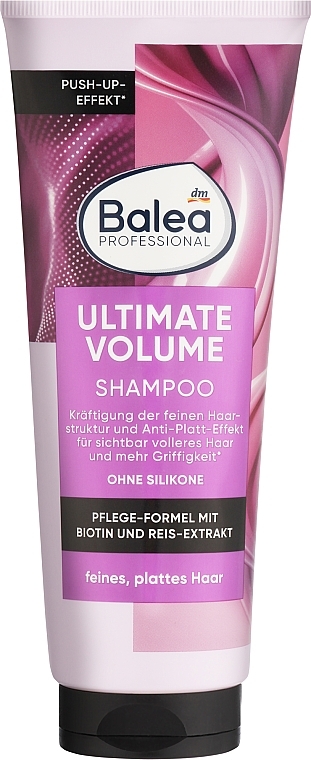 Професійний шампунь для об'єму волосся - Balea Professional Ultimate Volume Shampoo — фото N1