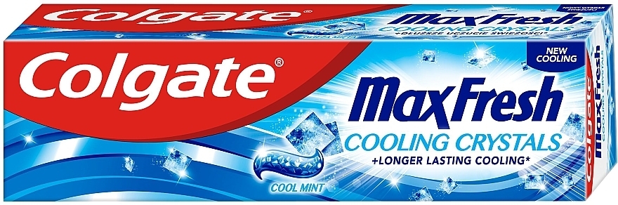 Зубная паста "Макс Фреш" с охлаждающими кристаллами освежающая - Colgate Max Fresh — фото N1