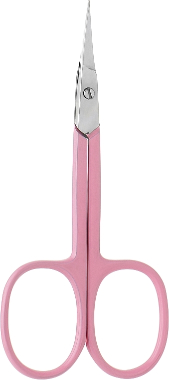 Ножницы для кутикулы, цветная ручка pink - Merci — фото N1