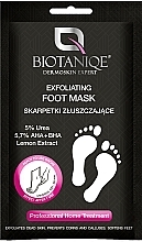 Маска для ног "Лимон" - Biotaniqe Regenerating Foot Mask Extract Lemon — фото N1