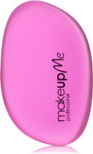 Силиконовый спонж для макияжа овальной формы, розовый - Make Up Me Siliconepro — фото N1