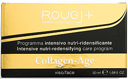 Крем для лица с коллагеном - Rougj+ Complete-Age Collagen-Age Intensive Nutri-Redensifying Care Program  — фото N2