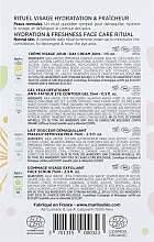 Набір "Зволоження й свіжість" - Marilou Bio Hydration & Freshness Box (gel/eye/15ml + cr/30ml + scrb/75ml + milk/75ml) — фото N3