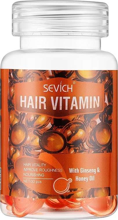 Капсули для волосся "Інтенсивна Терапія" - Sevich Hair Vitamin With Ginseng & Honey Oil — фото N1