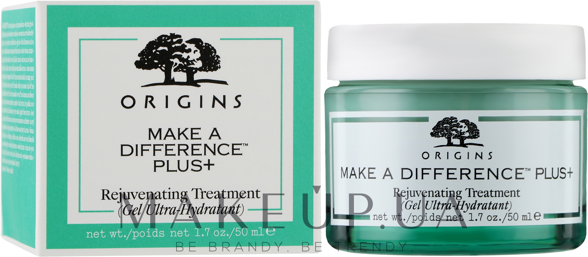 Гель для обличчя - Origins Make A Difference Plus+ Rejuvenating Treatment-Gel — фото 50ml