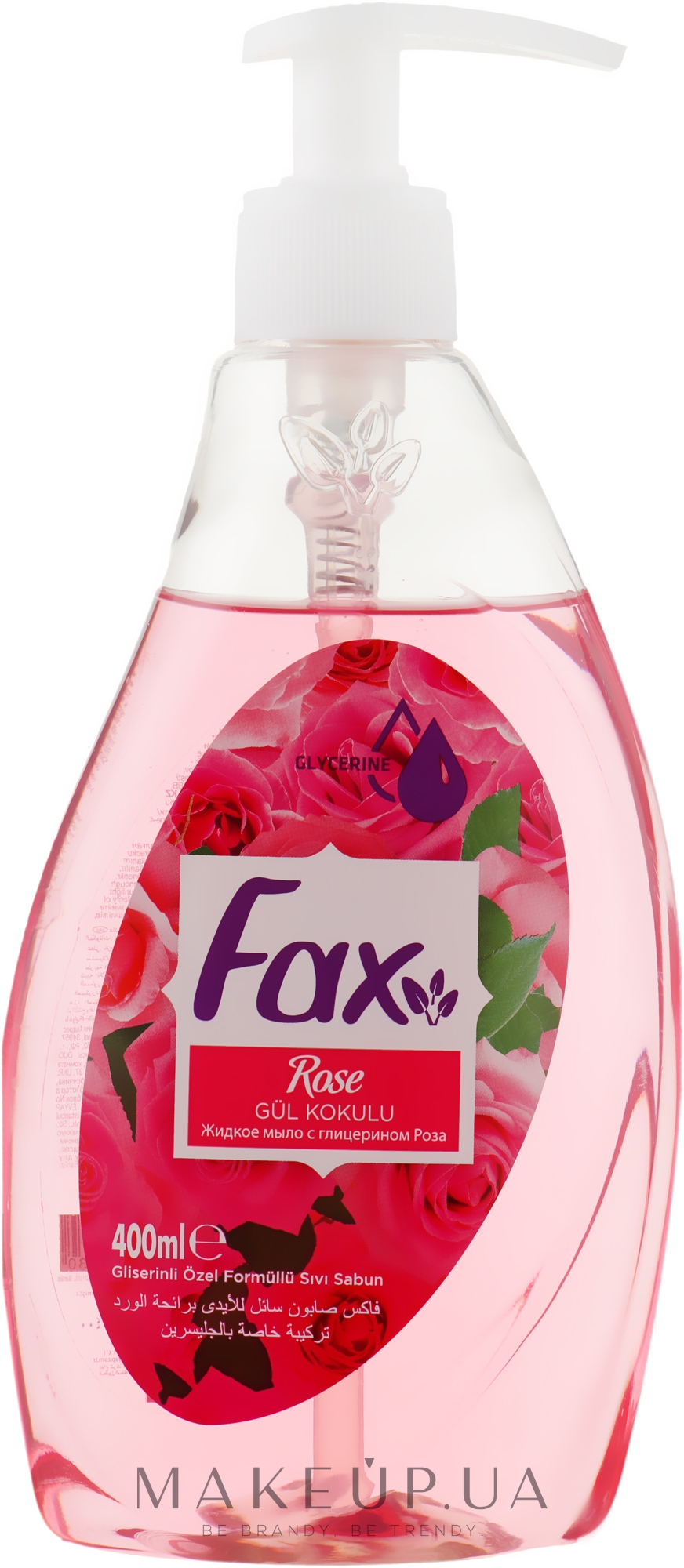 Жидкое мыло "Роза" - Fax Soap — фото 400ml