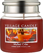 Ароматическая свеча в банке "Глинтвейн" - Village Candle Mulled Cider — фото N1