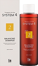 Шампунь для сухого, фарбованого і пошкодженого волосся - Sim Sensitive System 4 Balancing Shampoo  — фото N3