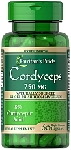Пищевая добавка "Кордицепс" - Puritan's Pride Cordyceps Mushroom 750 mg — фото N1