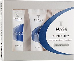 Парфумерія, косметика Набір - Image Skincare Clear Cell ( f/cr/7.4ml + cleanser/7.4ml + emulsion/7.4ml)