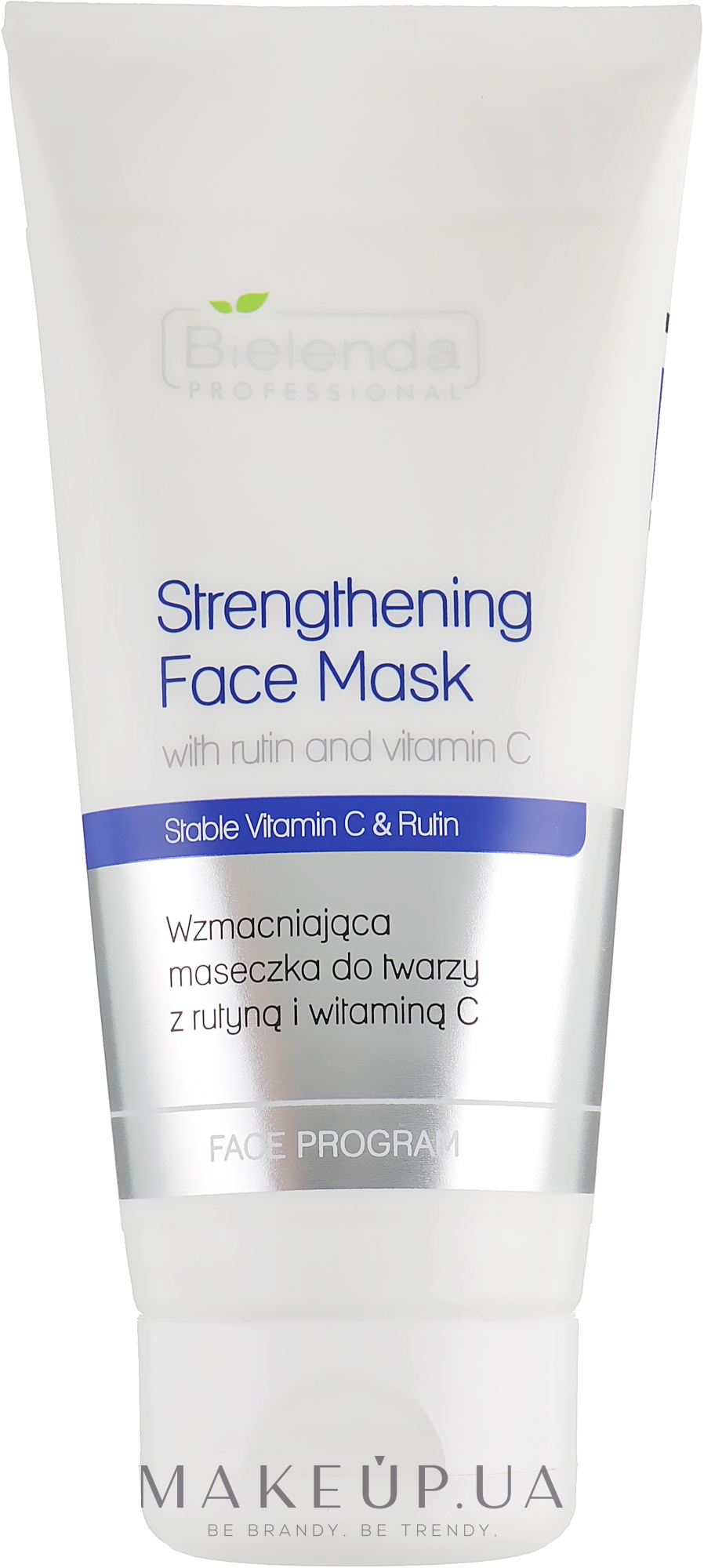 Зміцнювальна маска для обличчя, з рутином і вітаміном С - Bielenda Professional Program Face Strengthening Face Mask — фото 150ml