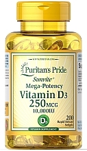 Духи, Парфюмерия, косметика Пищевая добавка "Витамин D3", 25 мкг - Puritan's Pride Premium Sunvite Super-Potency Vitamin D3 10000 IU