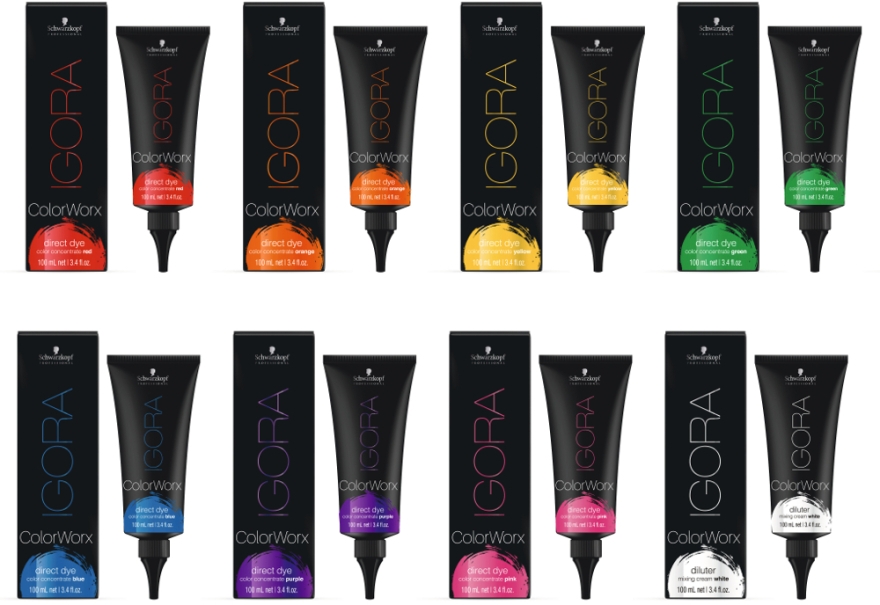 Краска для волос прямого действия - Schwarzkopf Professional Igora Color Worx