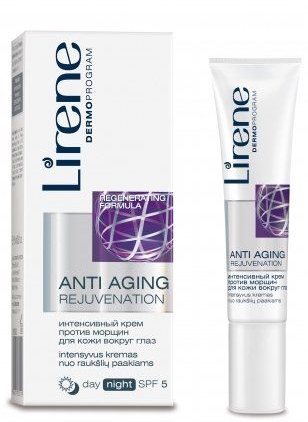 Интенсивный крем против морщин для кожи вокруг глаз - Lirene Anti-Aging Intensive Anti-Wrinkle Eye Cream