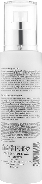 Сироватка для відновлення рН шкіри - Alissa Beaute Essential Compensating Serum — фото N2
