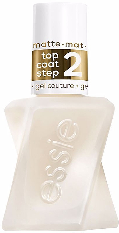 Закріплювач лаку для нігтів - Essie Gel Couture Matte Top Coat — фото N1
